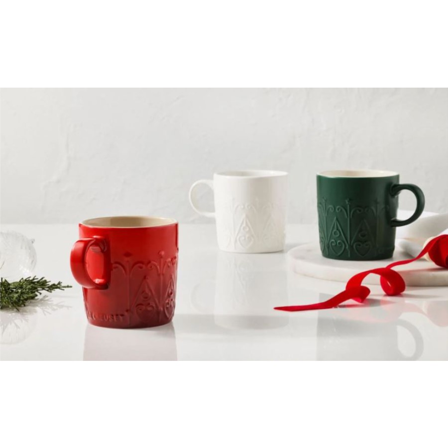 additioanl image for  Le Creuset London Coffee Mug Cerise 350m 